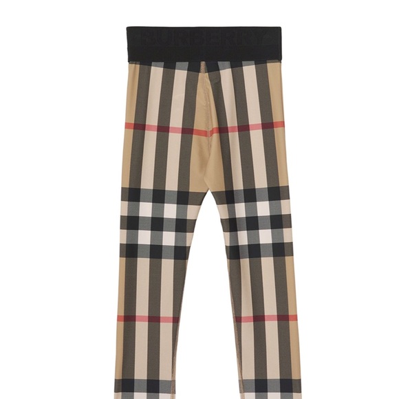 Burberry Girls Check Gina Leggings elastic waist great condition Youth Size 12 - Picture 5 of 16